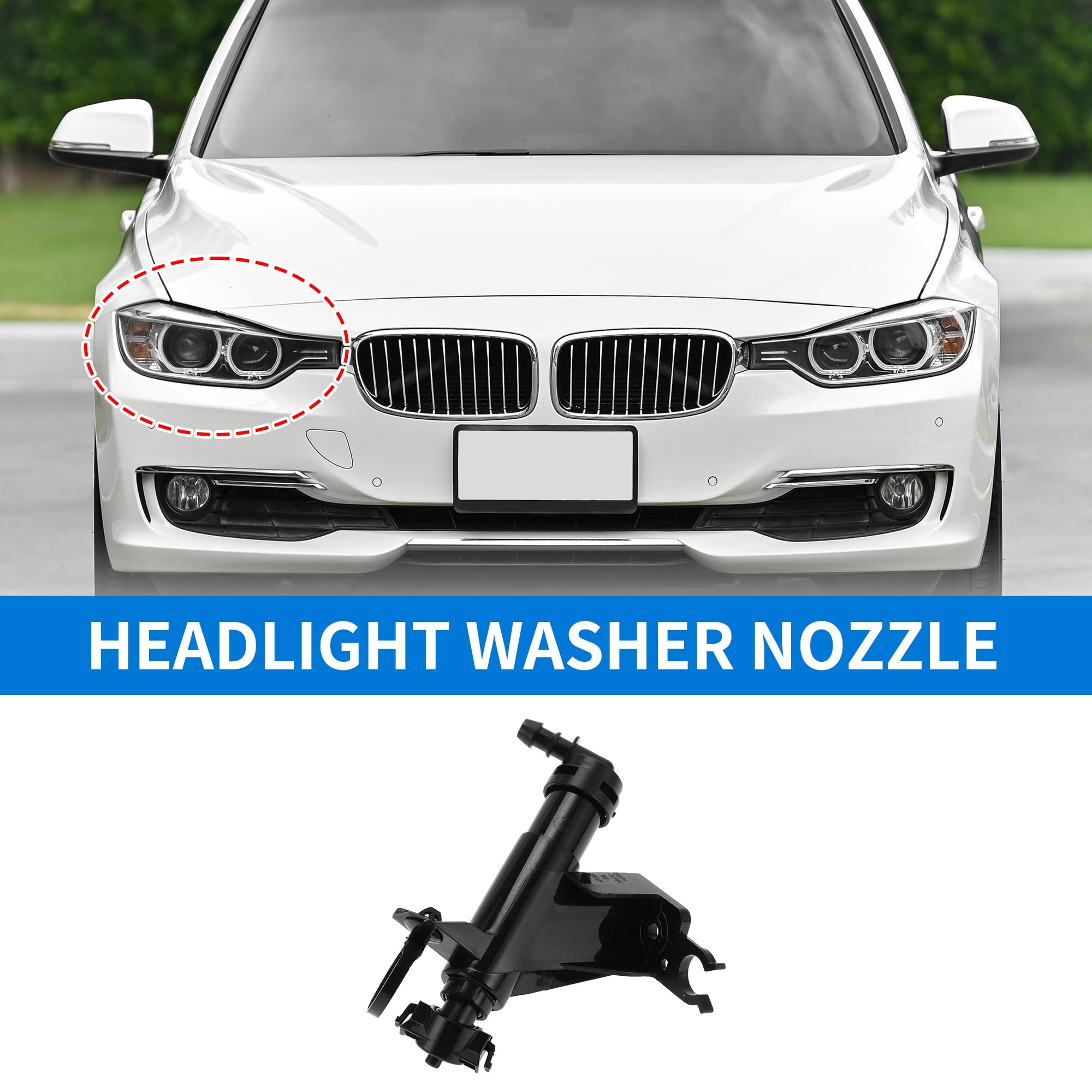 Voorbumper Koplamp Wasmachine Nozzle Jet Cap Cover Voor Kia Ceed 2012 2013 2014 2015 2016 2017 98681 A2950 98691a2950