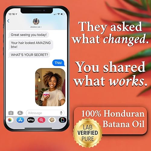 Miniatura 6 de Aceite puro de batana, paquete de 2  Aceite de cuero cabelludo prensado en frío para cuero cabelludo seco, crecimiento del cabello y cabello de
