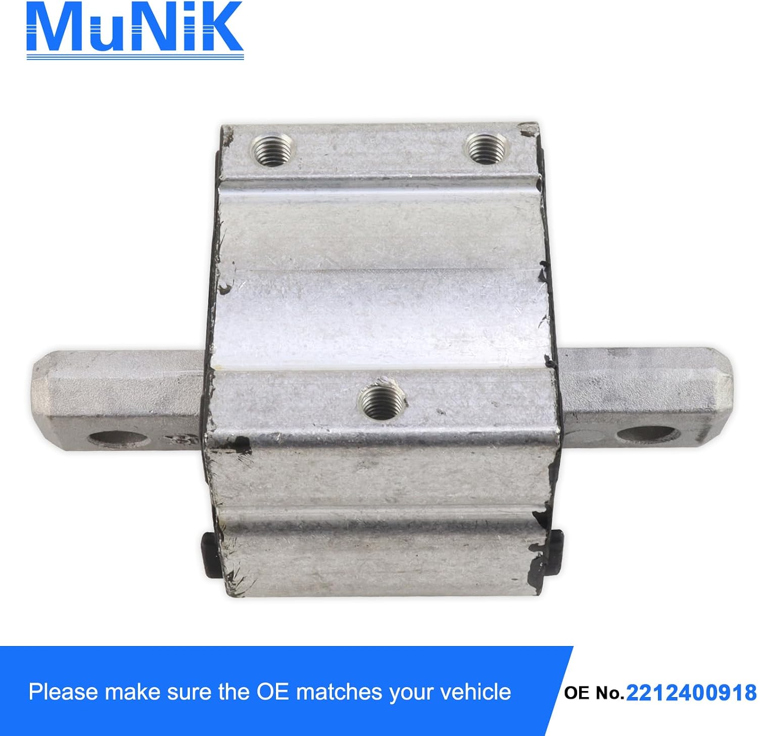 MUNIK 2212400918 Transmission Mount for Mercedes-Benz S-Class 2005-2013 W221 S300 S350 S400 S500 Replace# 2212401018 V300028 0222077 0140240105 80001072