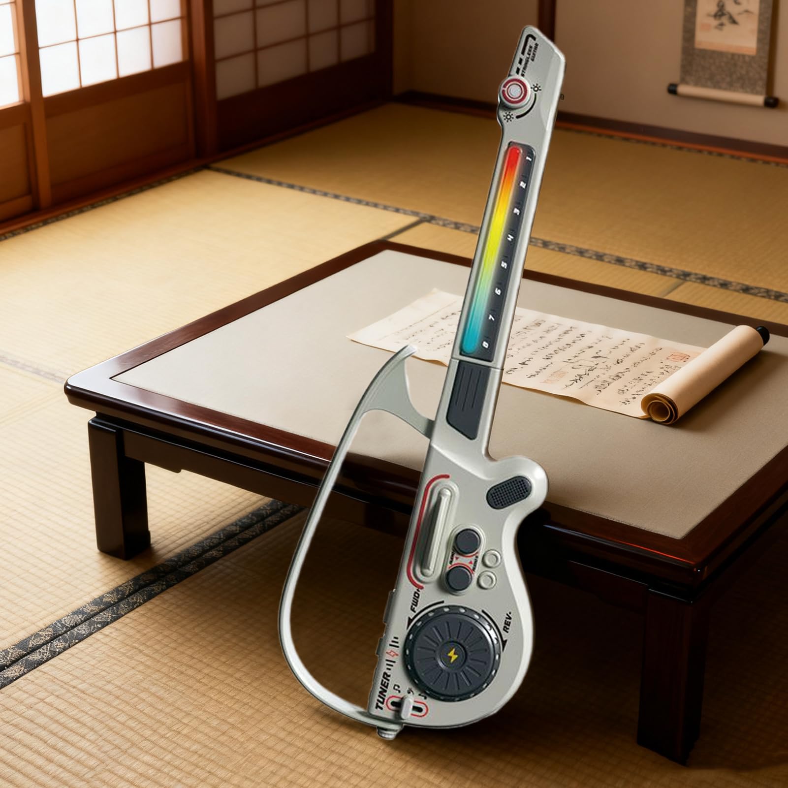 Guitarra Eléctrica Para Niños Juguetes Educativos Plegables