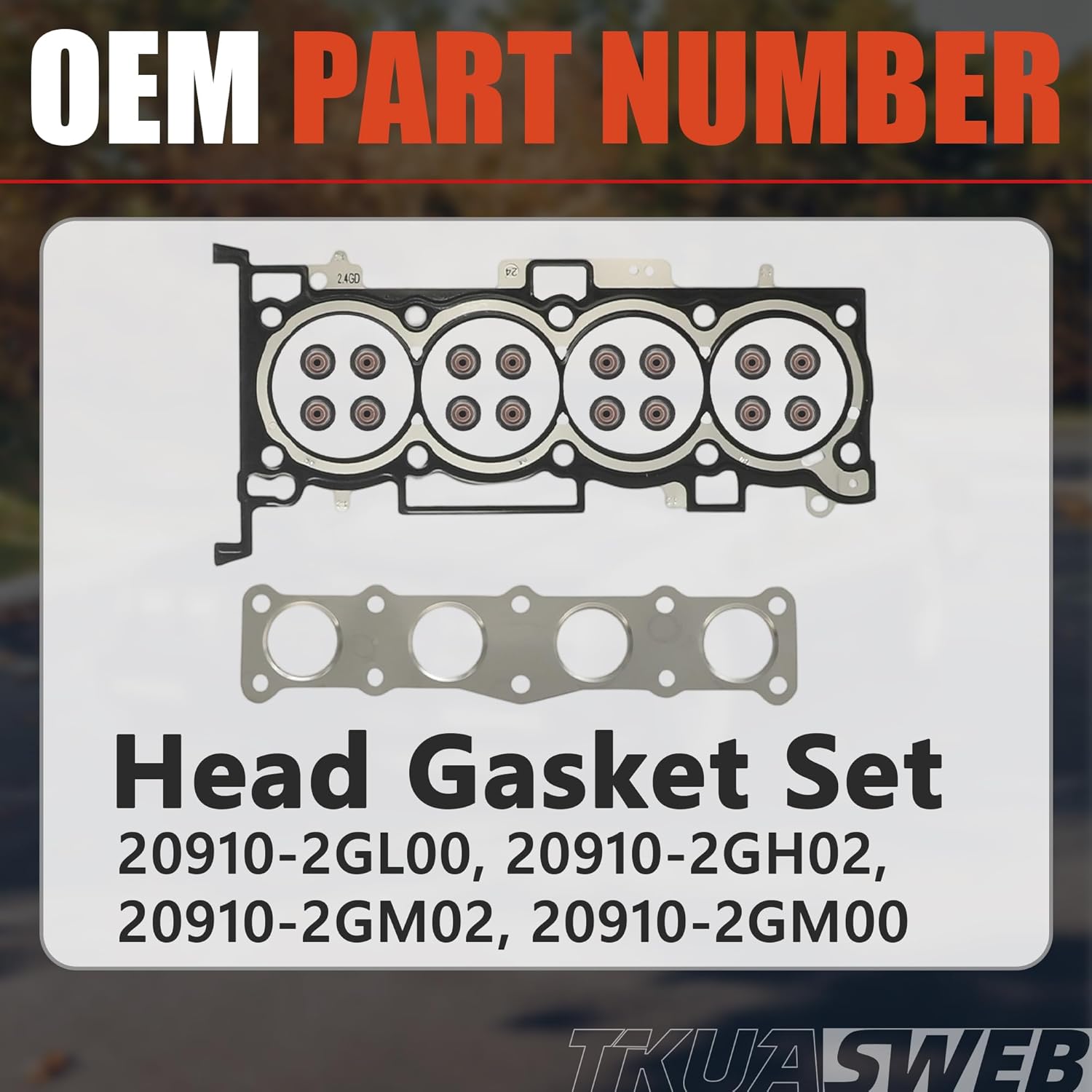 2.4 Engine Rebuild Overhaul Kit Crankshaft Piston Kit w/Con-Rods Bearings Fit For Hyundai Santa Fe Tucson Azera Kia Cadenza Optima Sorento Forte Sportage G4KE 2.4 2007-2021 23111-2G200