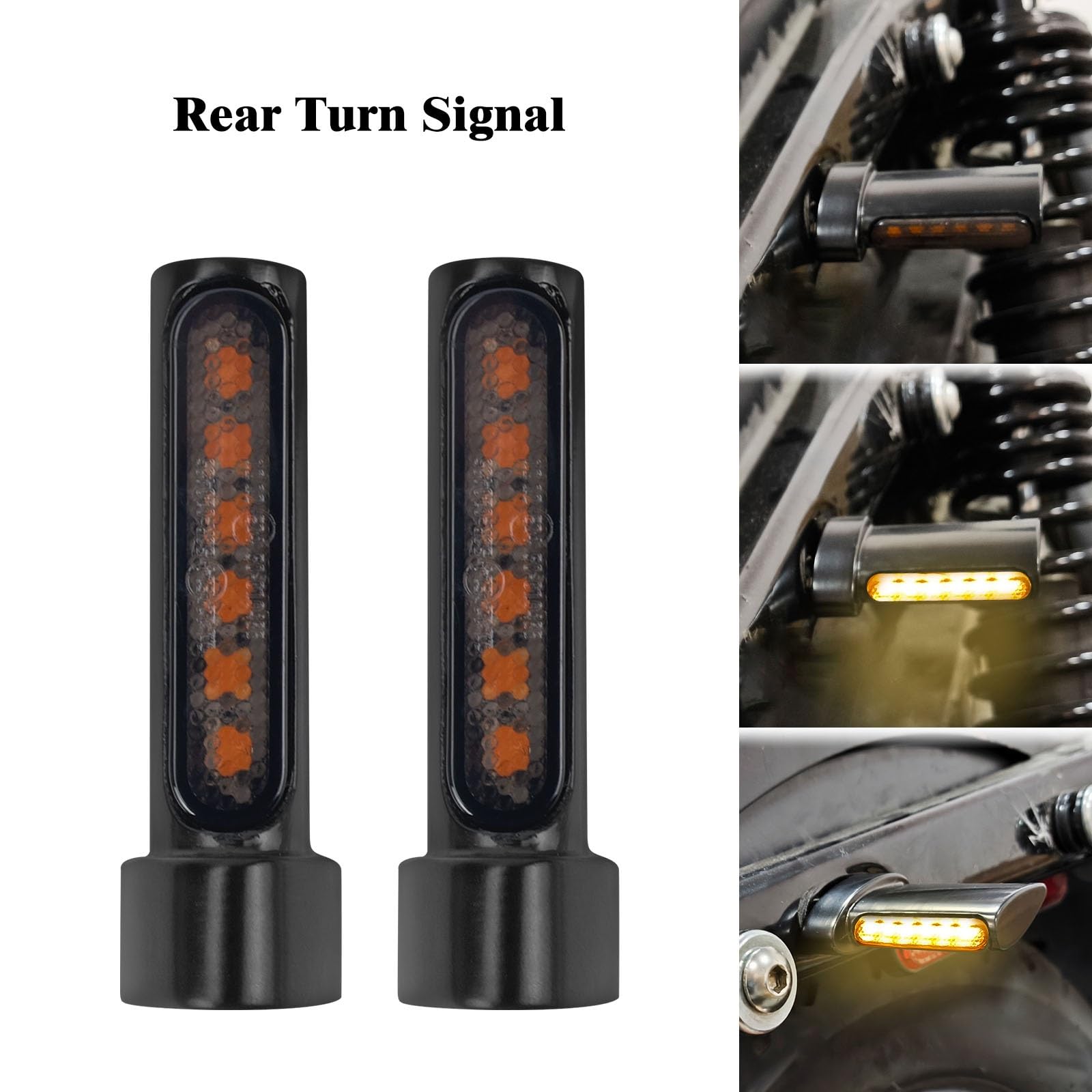 Indicatori Di Direzione Del Motociclo Luci Posteriori Lampeggianti Lampada Per Harley Sportster XL1200 883 Touring Softail