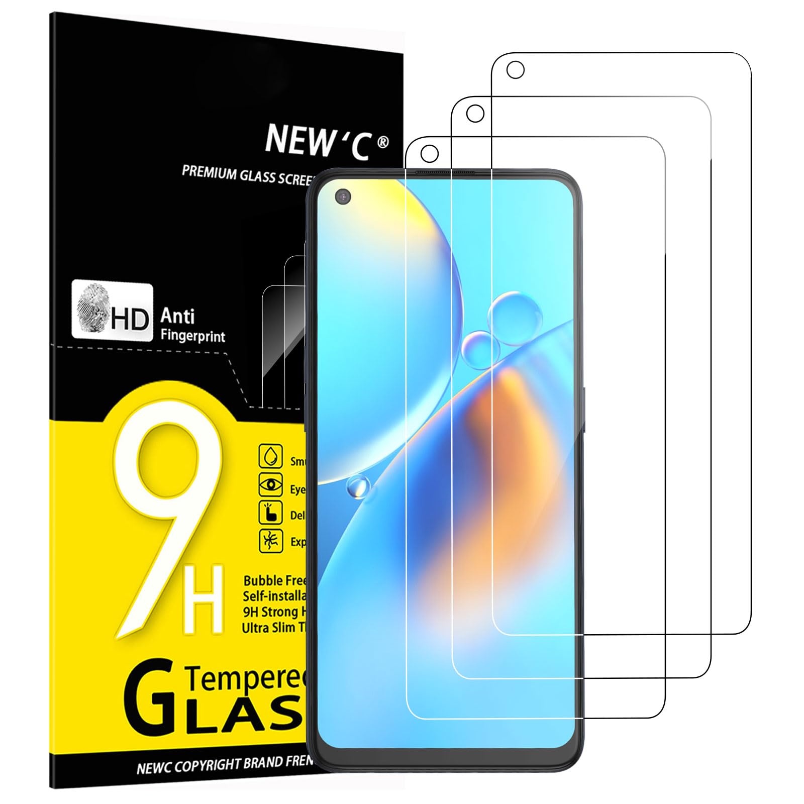 Protection écran Verre Trempé Pour OPPO A74 5G - Dureté 9H, Transparent - Neuf Sous Blister