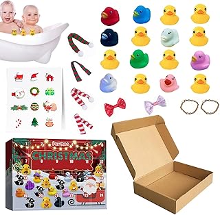 Advent Calendar 2023, Advent Calendar, Advent Calendar 2023 Kids, Countdown Calendar, 16 Ducklings And 8 Accessories Christmas Advent Calendar For Kids, Christmas Rubber Duck Advent Calendar Toy