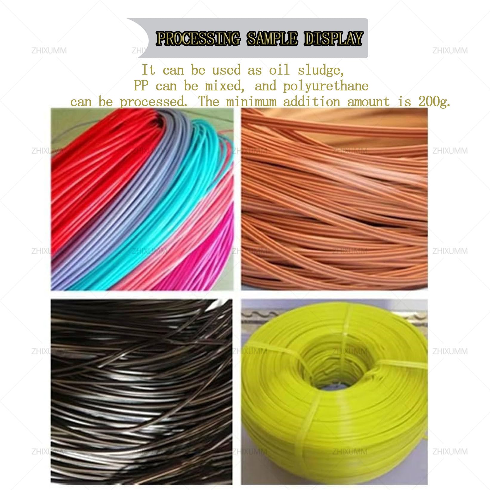 Macchina Estrusore Di Filamenti Per Stampante 3d, Macchina Per Pressatura Plastica Abs Peek Pla, Asta A Vite Singola Con Diametro Del Filamento Di 0,1 Pollici/Diametro Dell'Asta A Vite Di 0,6 Pollici