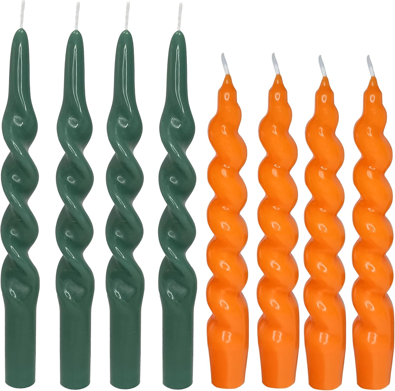 Spiral Taper Candle Dinner Candlesticks Tapered Candles Unscented Wax Twisted Candle for Home Décor Weddings Festive Seasons Holiday