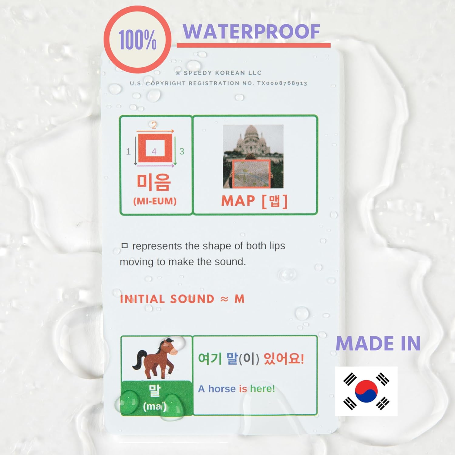 Learn Korean with COREALL Hangul Korean Alphabet Flash Cards - Korean Gifts Idea for Korean Language Beginners - Includes Digital Korean Language Learning Book (Enhanced Ver.)