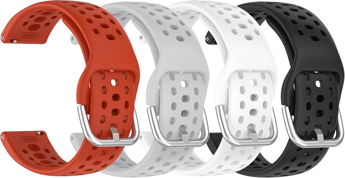 4Pack Bands Compatible with Garmin Approach S12 S40 S42 S50 S44 Golf Watch Band Silicone