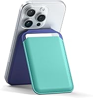 Vista 5 de Satechi Cartera magnética Magsafe, soporte para tarjetas de doble solapa, 4 ranuras con paso frontal NFC, accesorio ajustable para teléfono