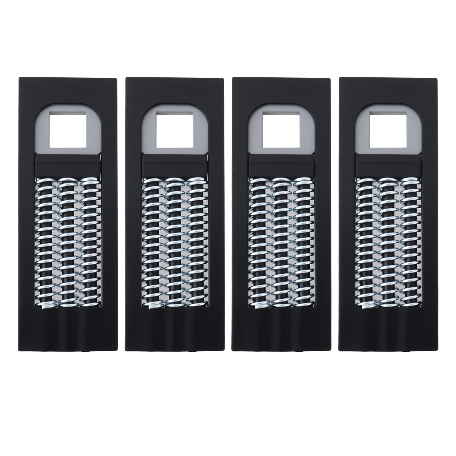 Briny River 4Pcs 8mm Door Handle Springs Cassette Compatible with Hoppe uPVC Door Handles (Black)