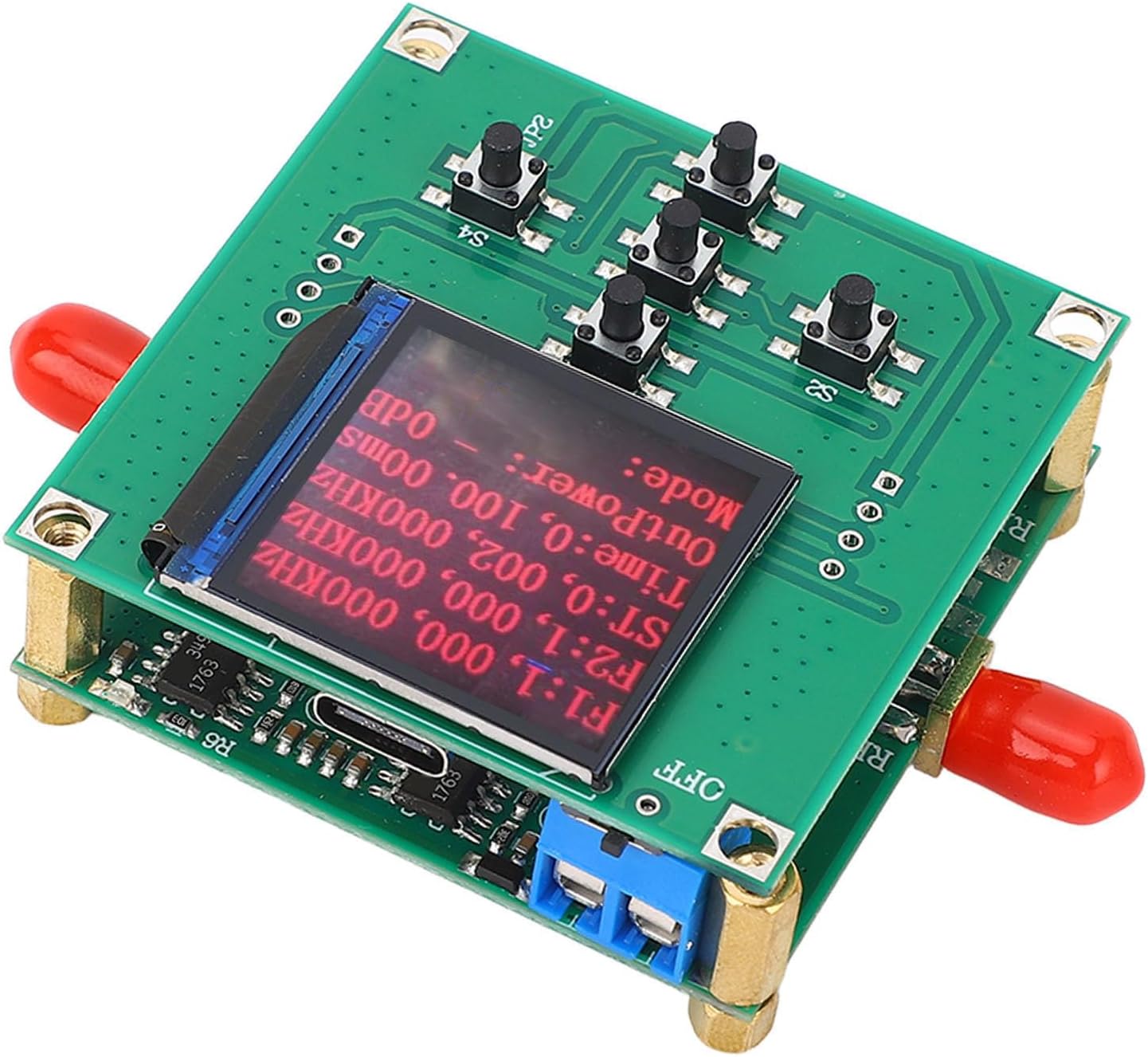Phase Locked Loop Module, Frequency Synthesizer 25MHz 6000MHz Wideband PLL with Integrated VCO and Phase Detector, for RF Mixers Cellular Communicating Systems