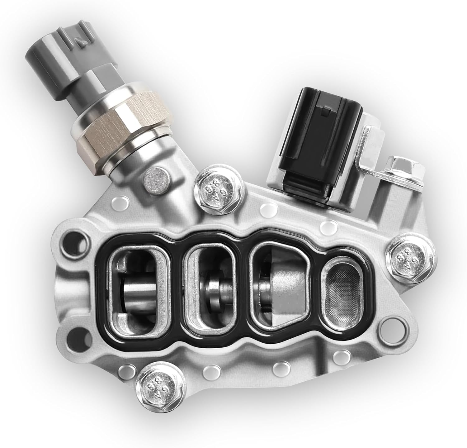 Engine Variable Valve Timing (VVT) Solenoid Compatible with 2005-2007 Honda Accord Hybrid Odyssey 3.5L, 2006-2008 Honda Pilot 3.5L Replaces 918-078 15810-RKB-J01