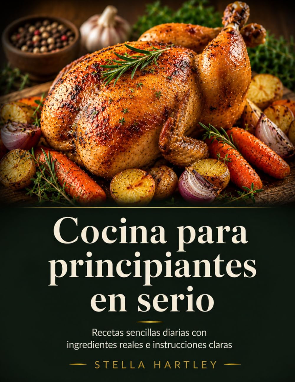 Cocina para principiantes en serio: Recetas sencillas diarias con ingredientes reales e instrucciones claras