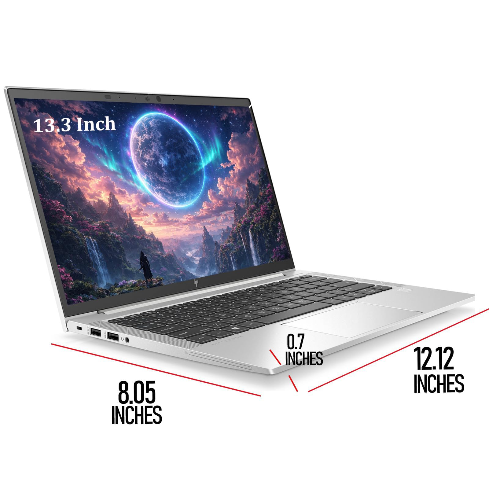 HP Elitebook 830 G8 Business Laptop, 13.3-Inch FHD (1920x1080