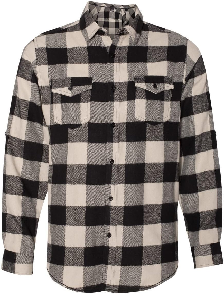 Burnside Men's 8210 Yarn-Dyed Long Sleeve Flannel Shirt