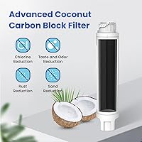 Vista 7 de Repuesto para filtro de agua y hielo Frigidaire EPTWFU01, EWF02, Pure Source Ultra II de Haprait, 1 paquete