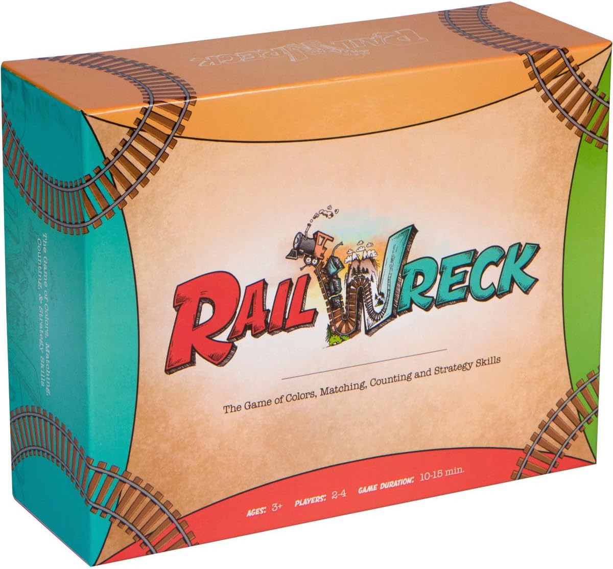 Inspiration Play Rail Wreck Kids Train-Themed Toddler Preschool Educational Board Game | (Ages 4-8) Award-Winning Games | Great Gift Idea for Boy or Girl