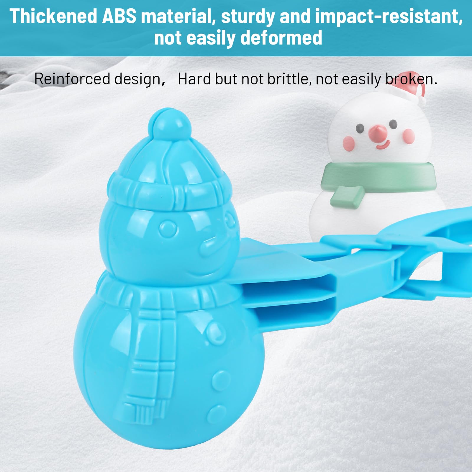 Fabricant de boules de neige - Pinces à boules de neige - Bonhomme de neige - Jouets