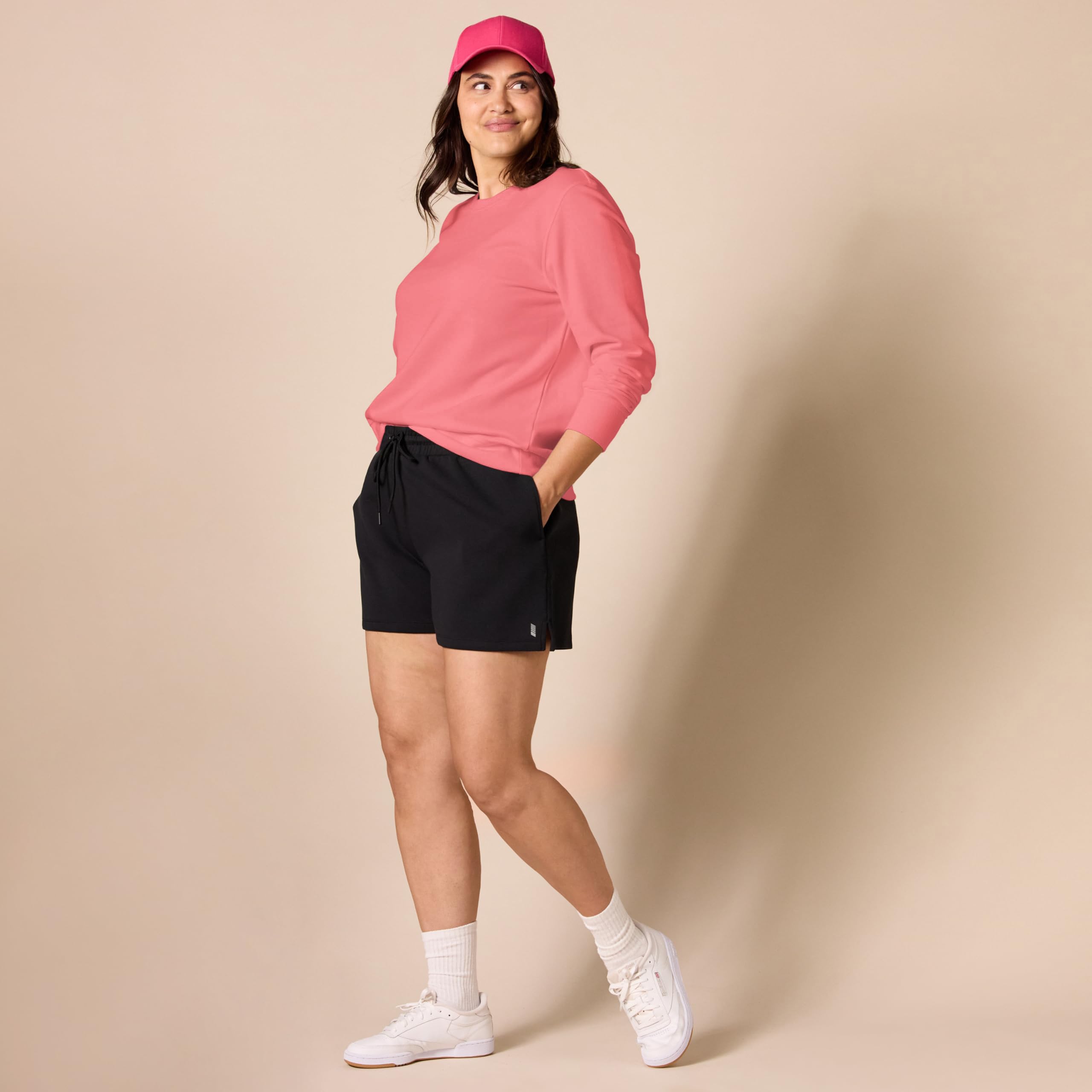 Amazon Essentials Mujer Sudadera con Cuello Redondo de Forro Polar (Disponible en Tallas Grandes) — view 7
