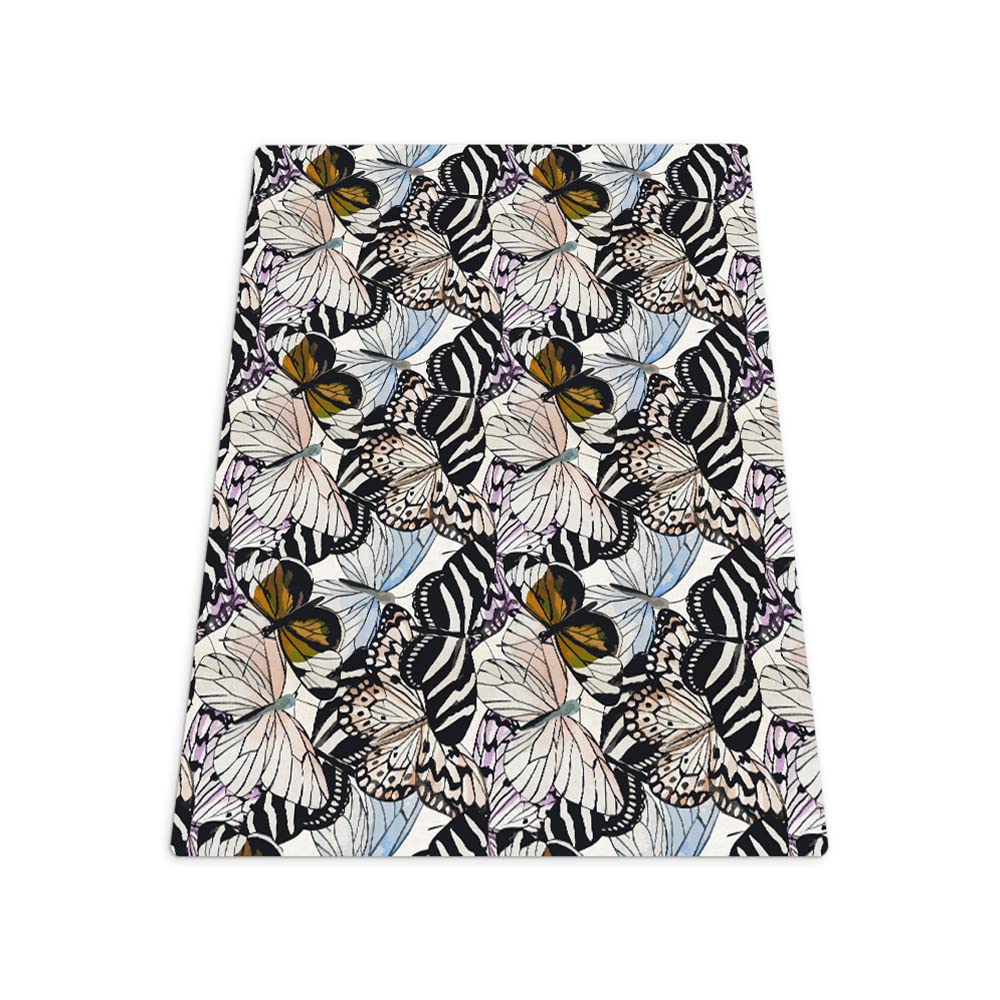 Tapis protection vinyle sol dur chaise gaming 140x100 bureau motifs papillons