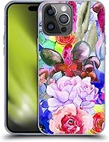 Vista 8 de Head Case Designs Funda de gel suave vívido de Haroulita Blossoms con licencia oficial compatible con Apple iPhone 14 Pro Max