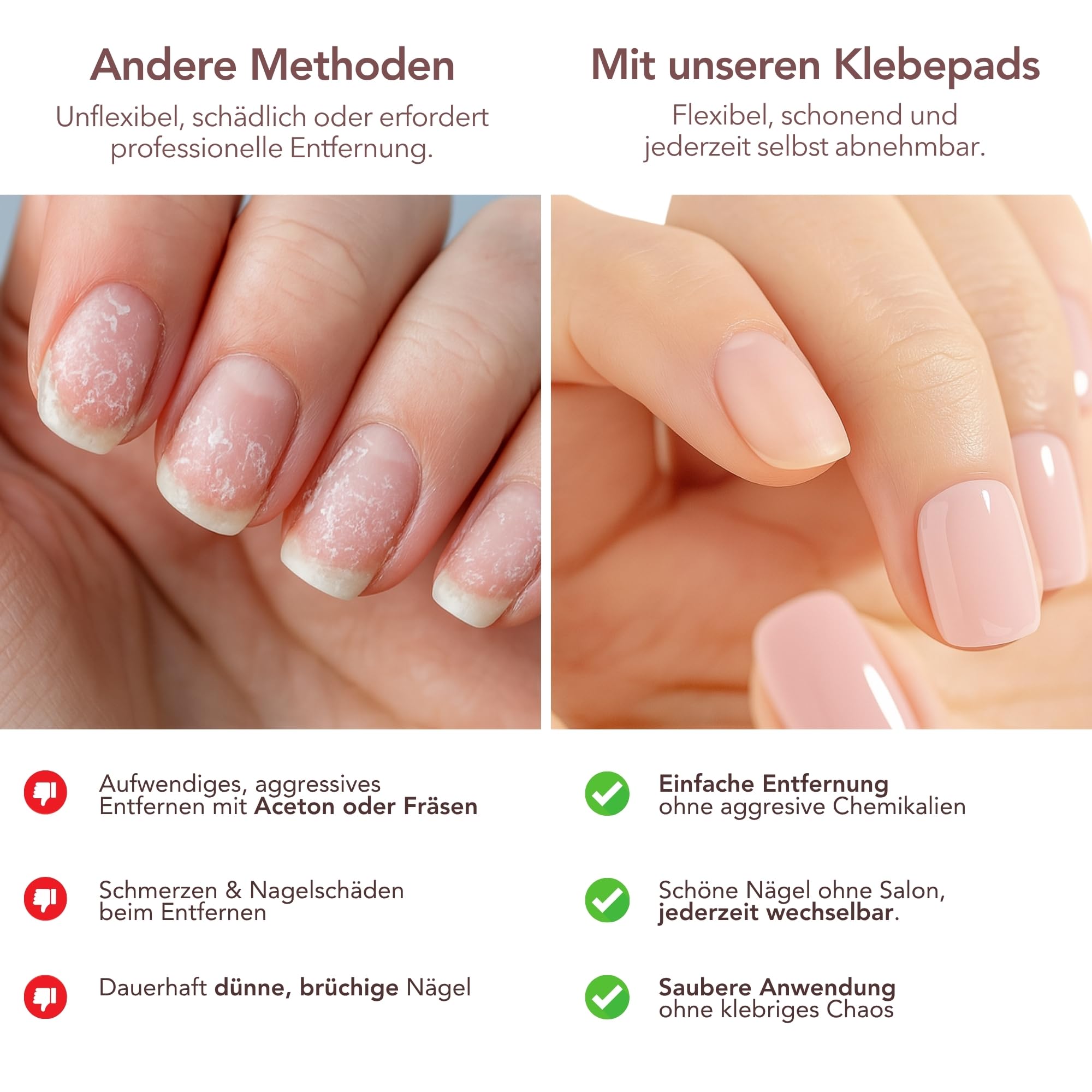 Baesics Softgel Press On Nails Waves - Uñas postizas autoadhesivas cortas