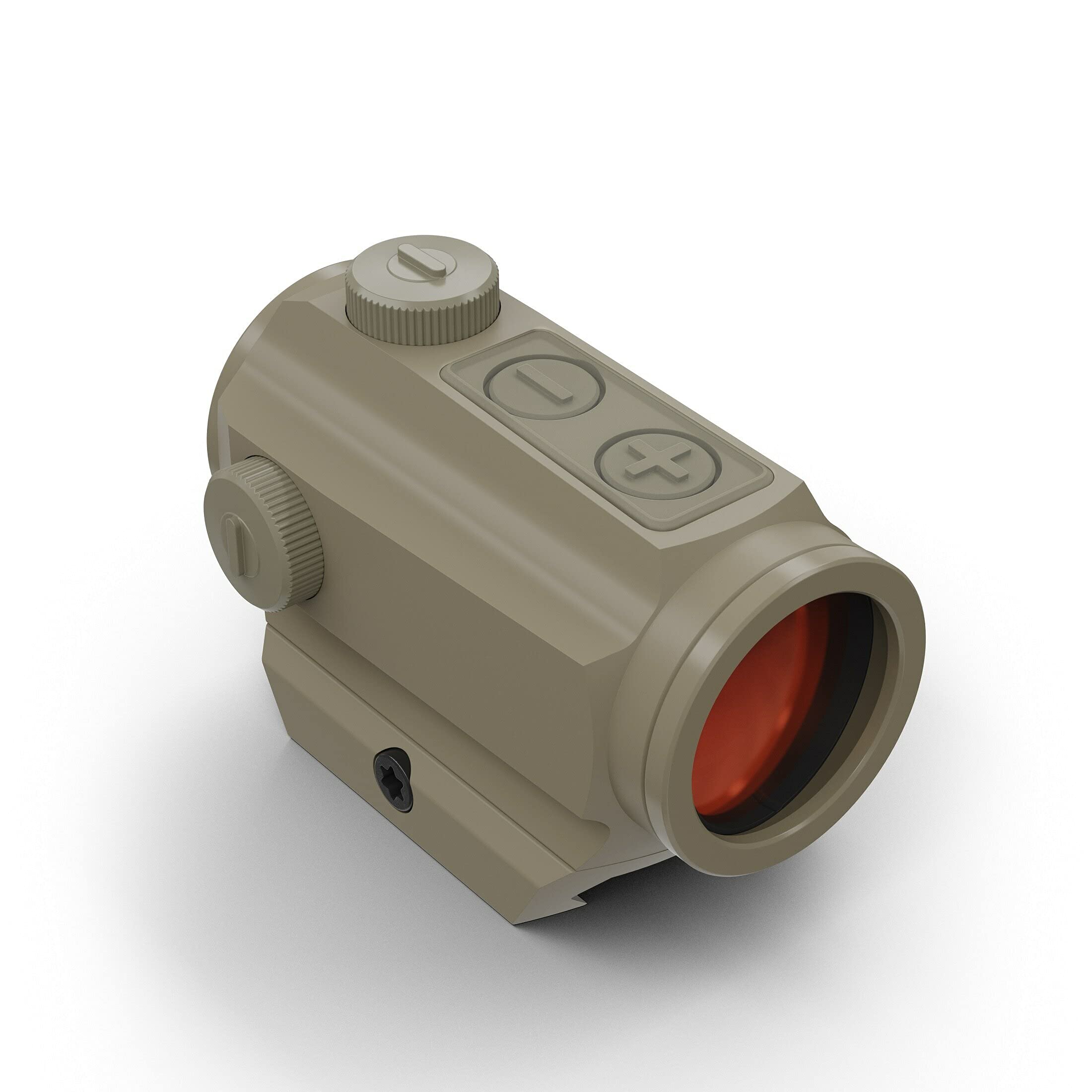 Holosun HS403B-FDE Microdot Rotpunkt Visier mit 2MOA Punkt Absehen, FDE, Picatinny Schiene, für die Jagd, Sportschießen und Softair, tactical micro red dot sight - 70134964