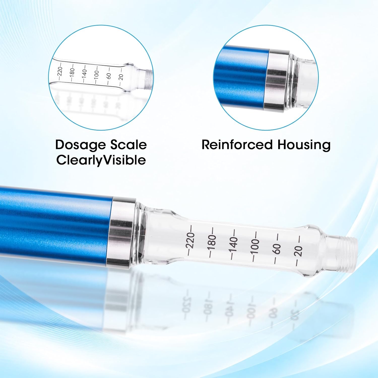 60 Unit Reusable Peptide Pen, V3 Pen Injector for 3ml Cartridges
