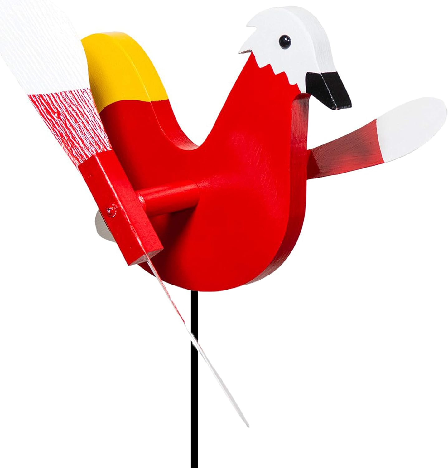 Amish-Made Whirlybird Yard Decoration, Rooster