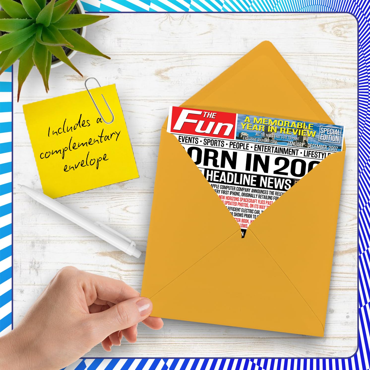 Grande Carte D'anniversaire « Back In 2011 » [20,3 X 25,4 Cm] – Cadeau D'anniversaire Pour Fille Ou Garçon – Décoration De 14e Anniversaire Pour Elle Ou Lui – Centre De Table