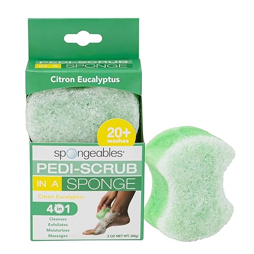 Miniatura 50 de Esponja exfoliante de pies Spongables Pedi Scrub para 20+ 1 unidad