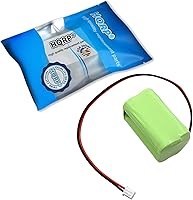 Vista 2 de HQRP Paquete de 5 baterías de respaldo de 4.8 V compatibles con E-XP2RBW, ANIC1117, D-AA500 BL93NC487 BL93NC484 BAA48R Lithonia E-conolight Unitech