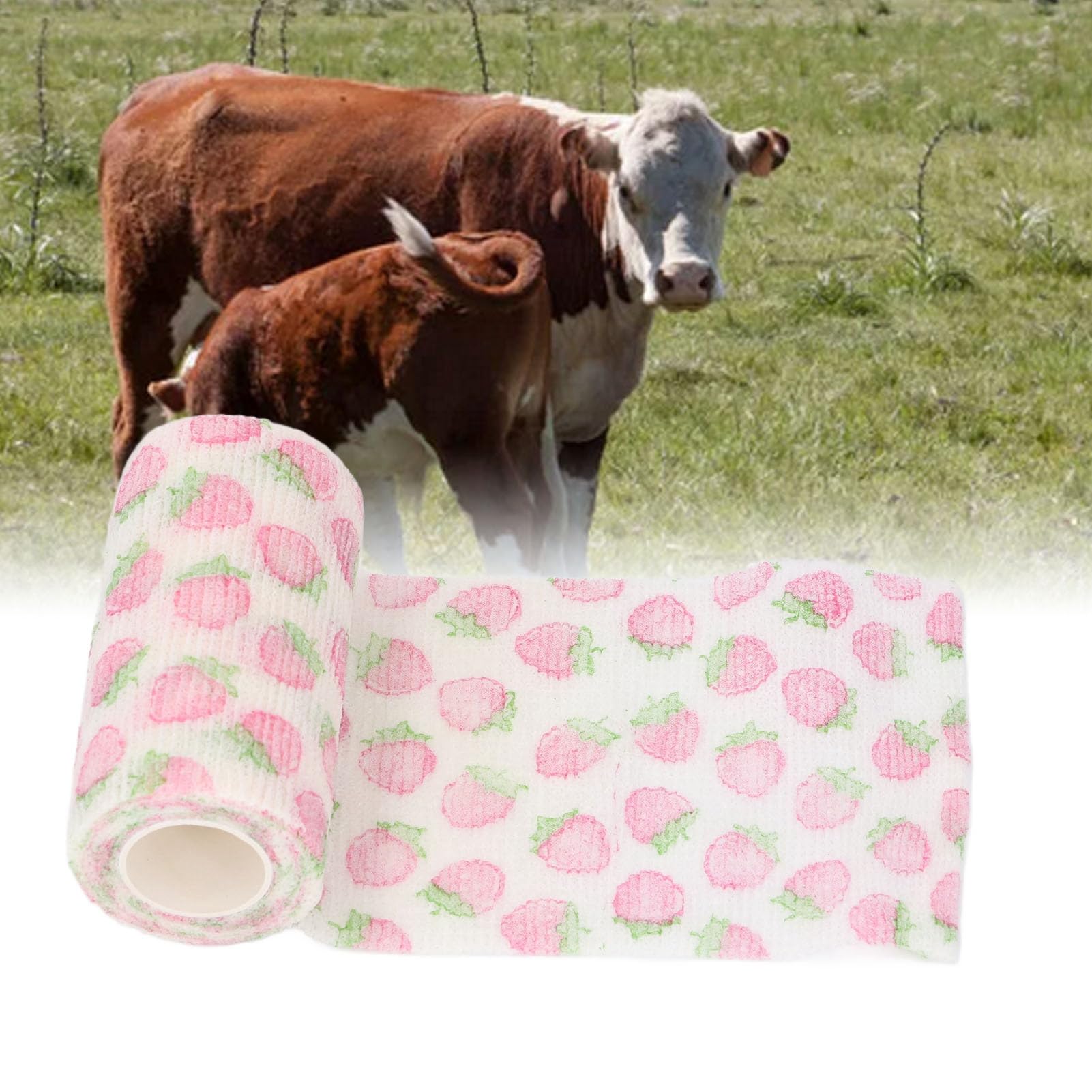 Cocoarm 10 Pz Involucri Autoadesivi in ​​poliestere Non Tessuto Avvolgimenti Coesivi per Sport Antipioggia Traspirante Strappabile Benda Elastica per Sport Animali Domestici Cavalli Cani Gatti