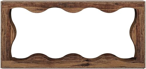 Miniatura 9 de Tribesigns Mesa consola de granja de 63 pulgadas con almacenamiento, mesa de sofá detrás del sofá, estación de sofá de entrada larga, soporte de