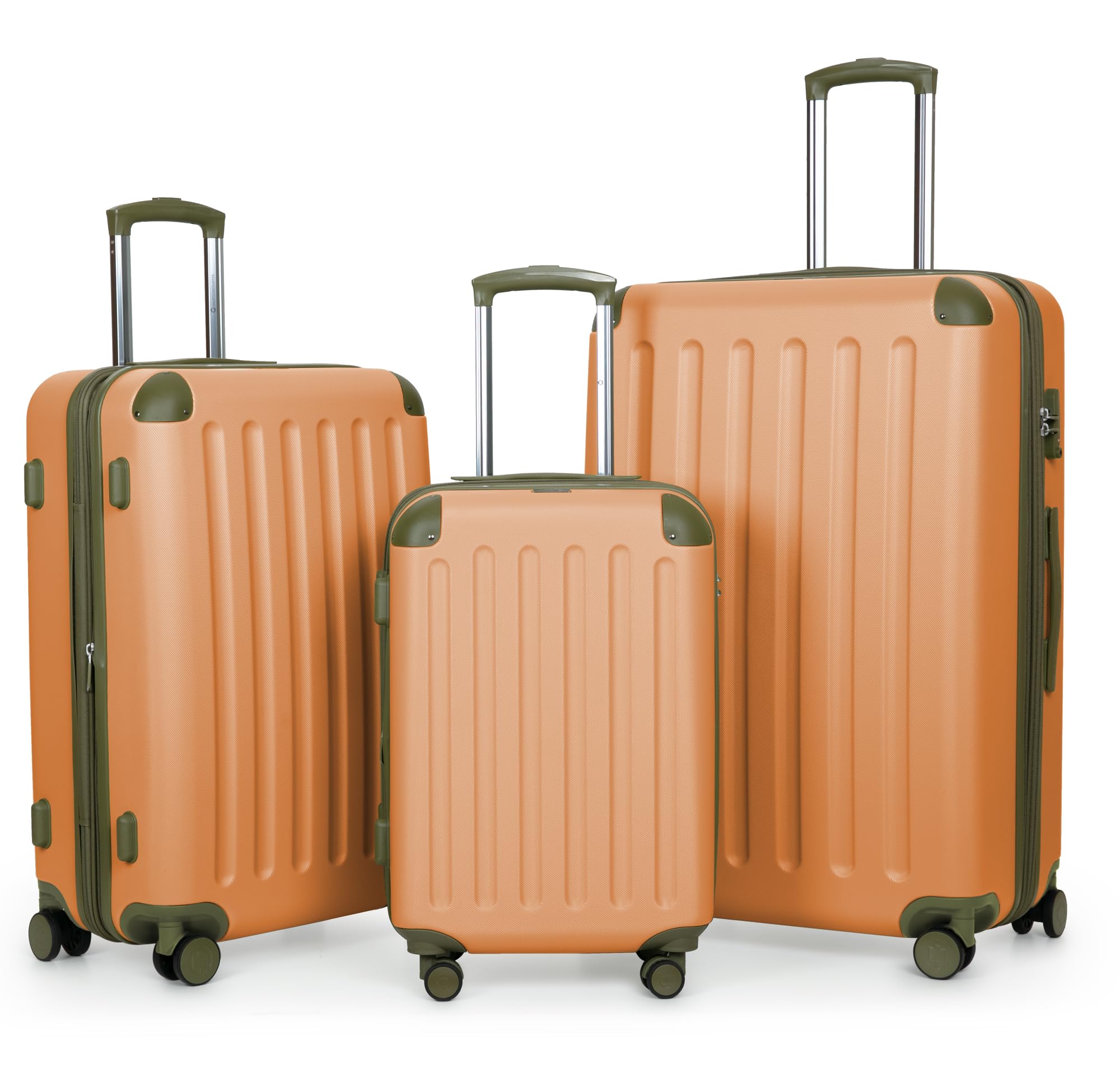 HAUPTSTADTKOFFER - Spree - Juego de 3 Maletas rígidas, Trolley expandible, Equipaje de Viaje, 4 Ruedas Dobles, TSA, (S,M y L), Menta — view 114