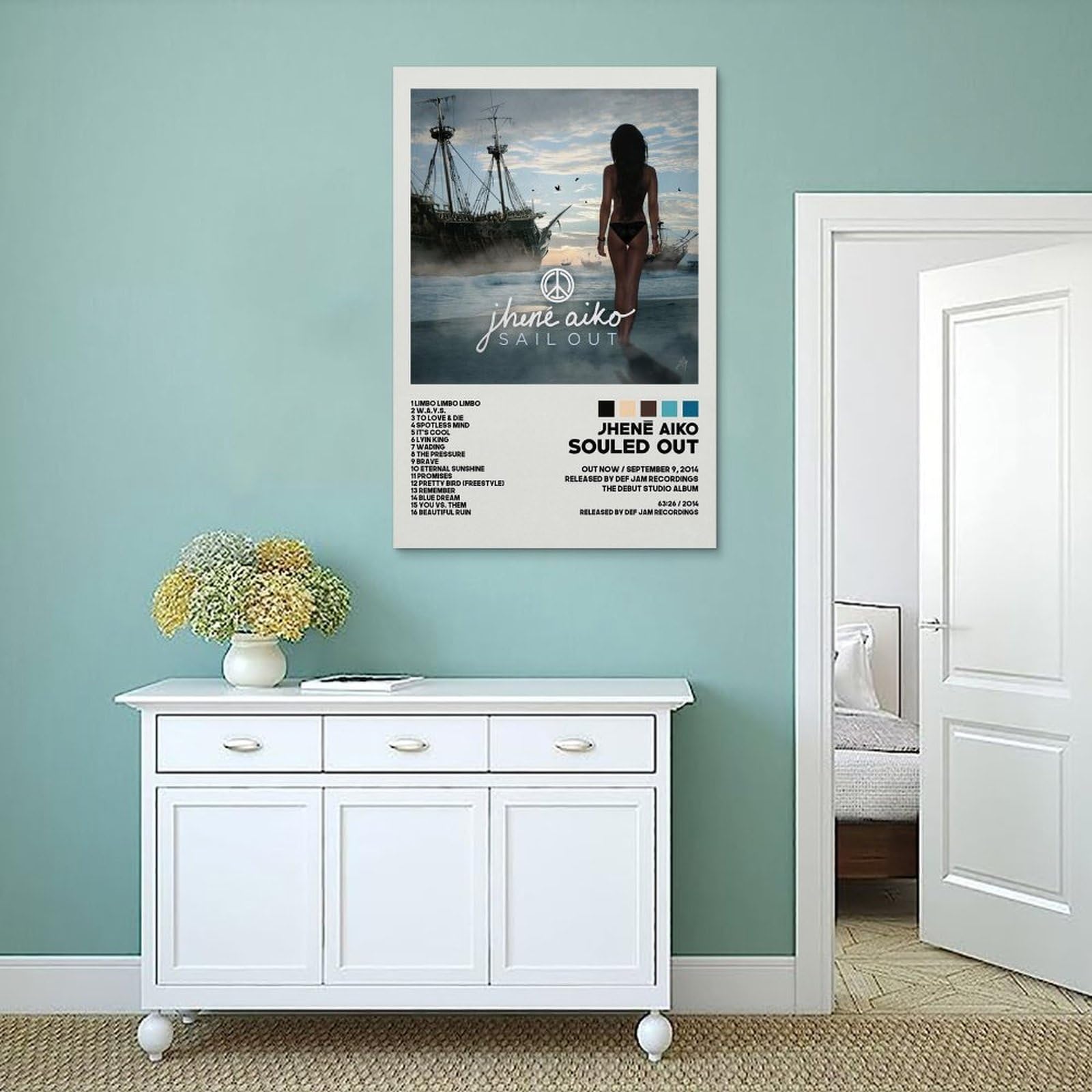 Jiayuanjie Jhene Aiko Poster Music Sail Out Album Cover