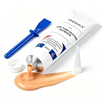 Skin Tone Silicone Glue Adhesive for Squishies 100ml 3.38 FL.OZ