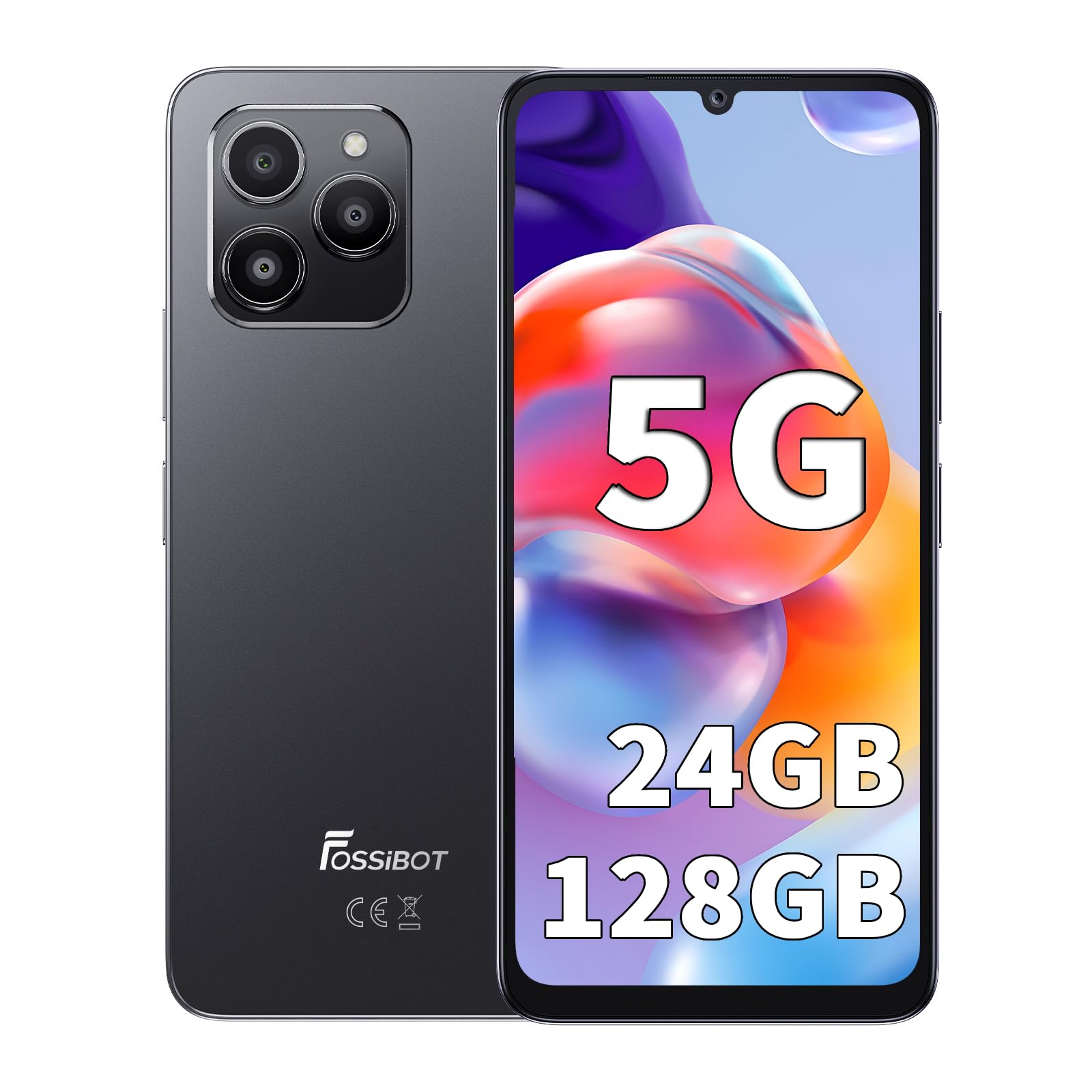 Amazon | FOSSiBOT S1 スマホ 5G対応 Android 14 携帯本体 SIMフリー 