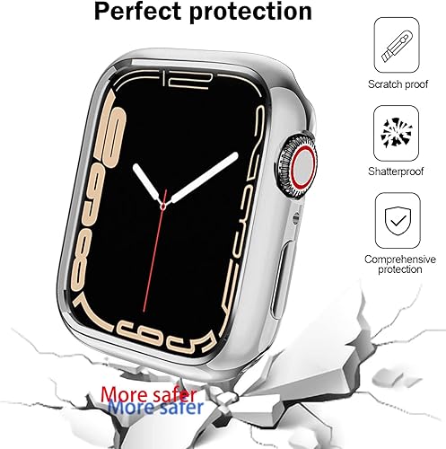 Miniatura 29 de BOTOMALL Funda protectora compatible con Apple Watch de 1.614 pulgadas Series 9, Series 8 Series 7, TPU suave, flexible, delgada, ligera, funda