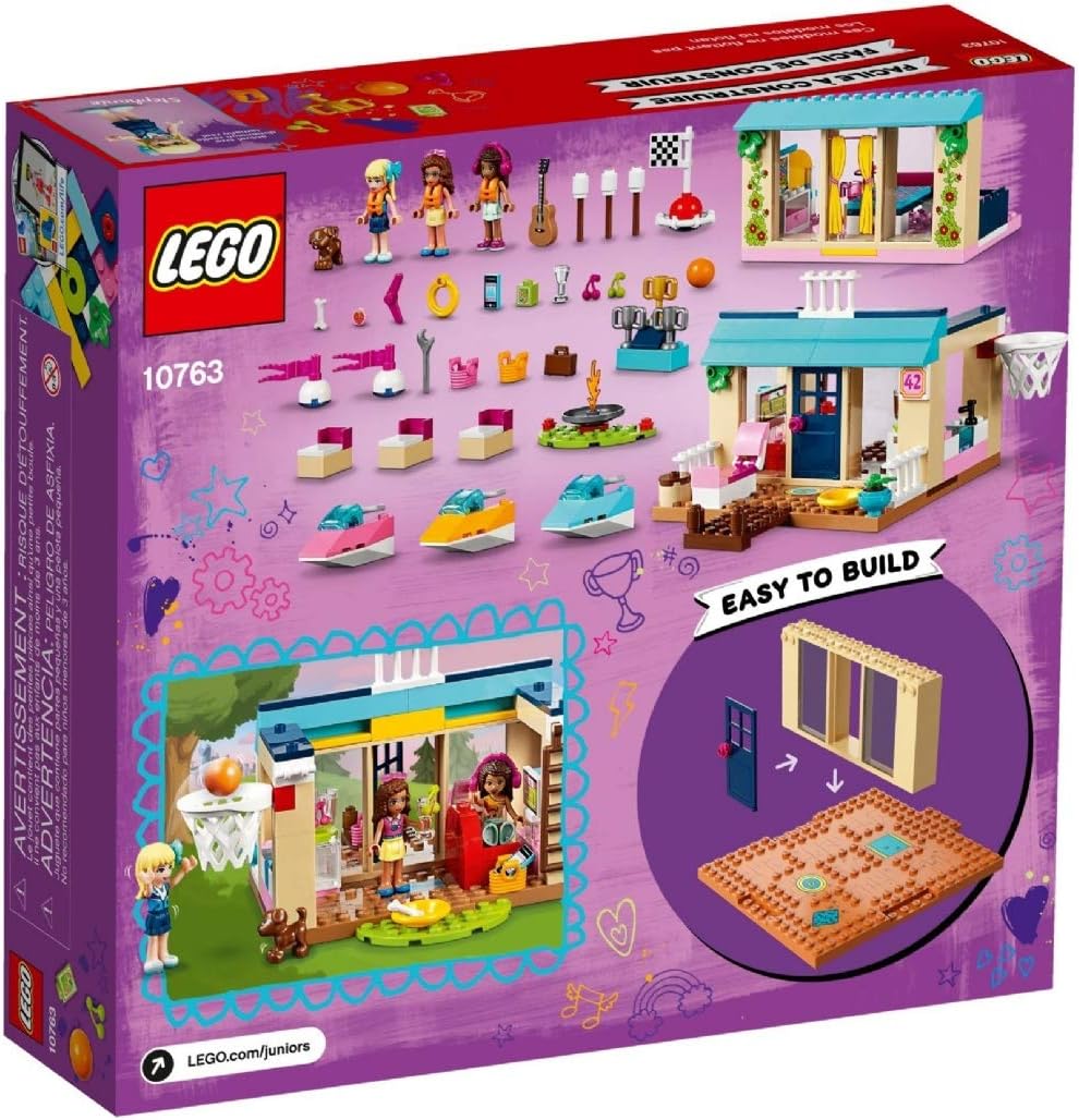 LEGO Juniors Stephanie’s Lakeside House 10763 Building Kit (215 Piece)
