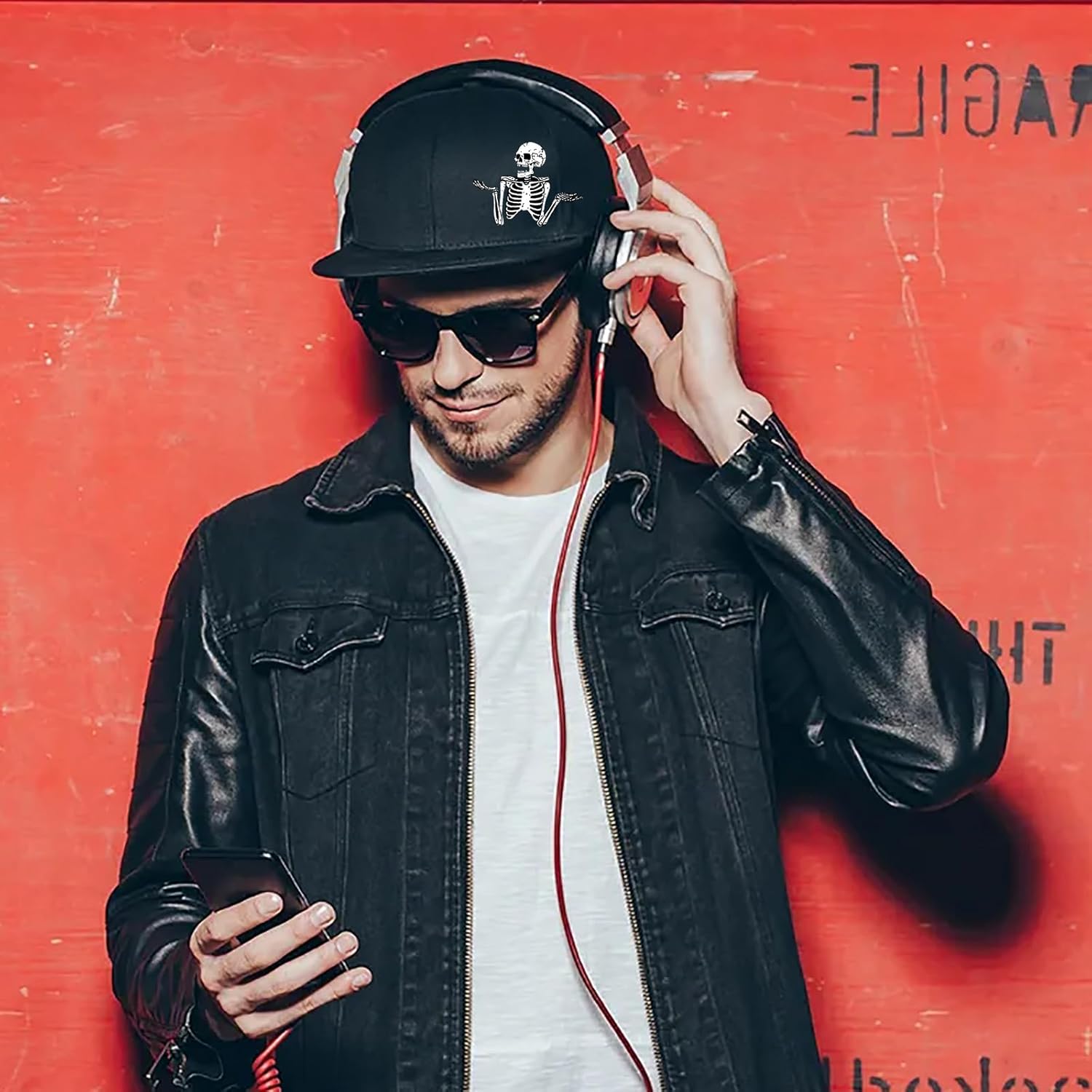 Flat Bill Hats for Men Snapback Hats for Men Baseball Cap for Men Black Snapback Women Fitting Hat - Image 7