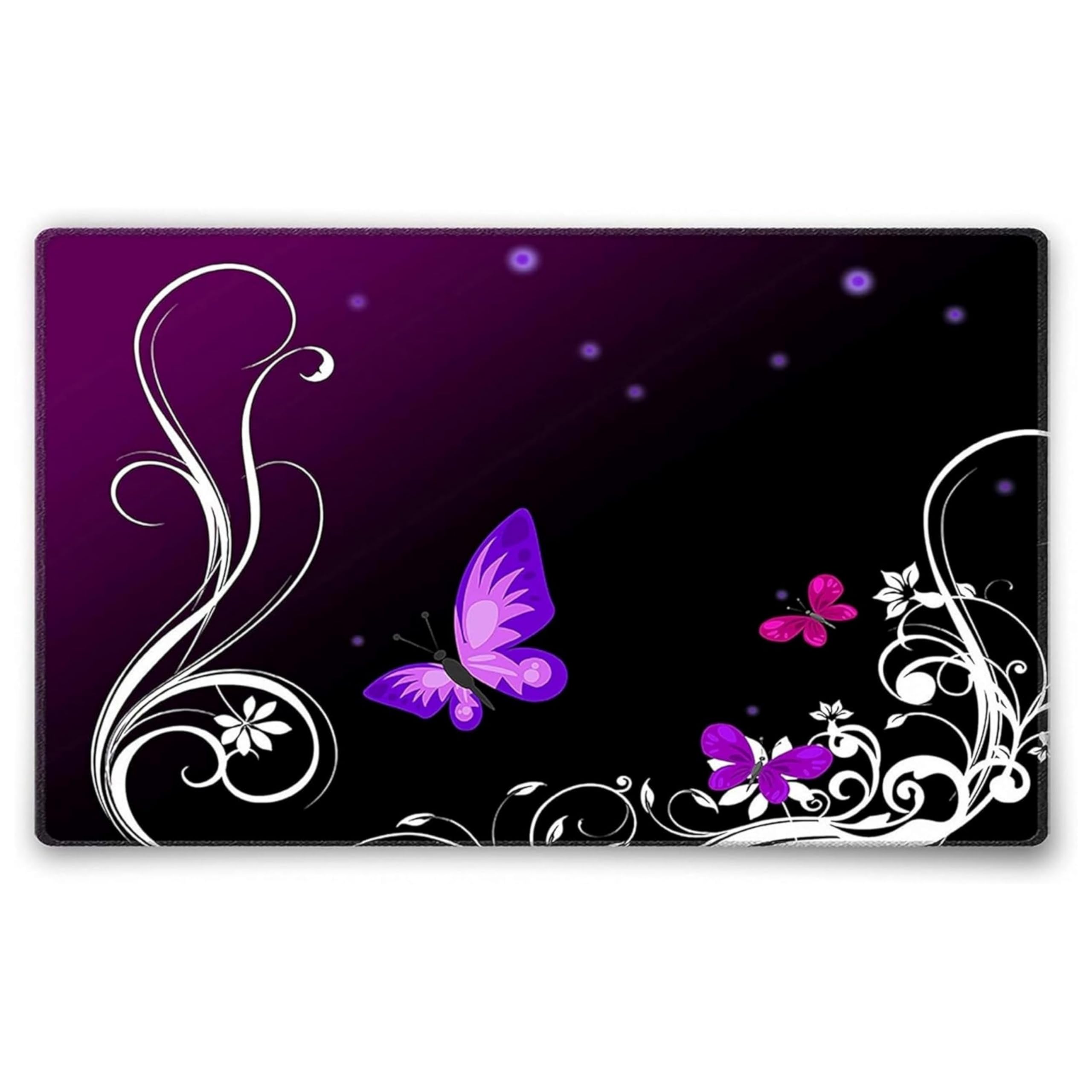 Silent Monsters Alfombrilla de ratón Ordenador XXL 900 x 400 mm, Mouse Pad Grande Tela, púrpura, Antideslizante y silenciosa, para Gaming, Oficina, Home Office, Lavable, Enrollable, Cosida — view 76