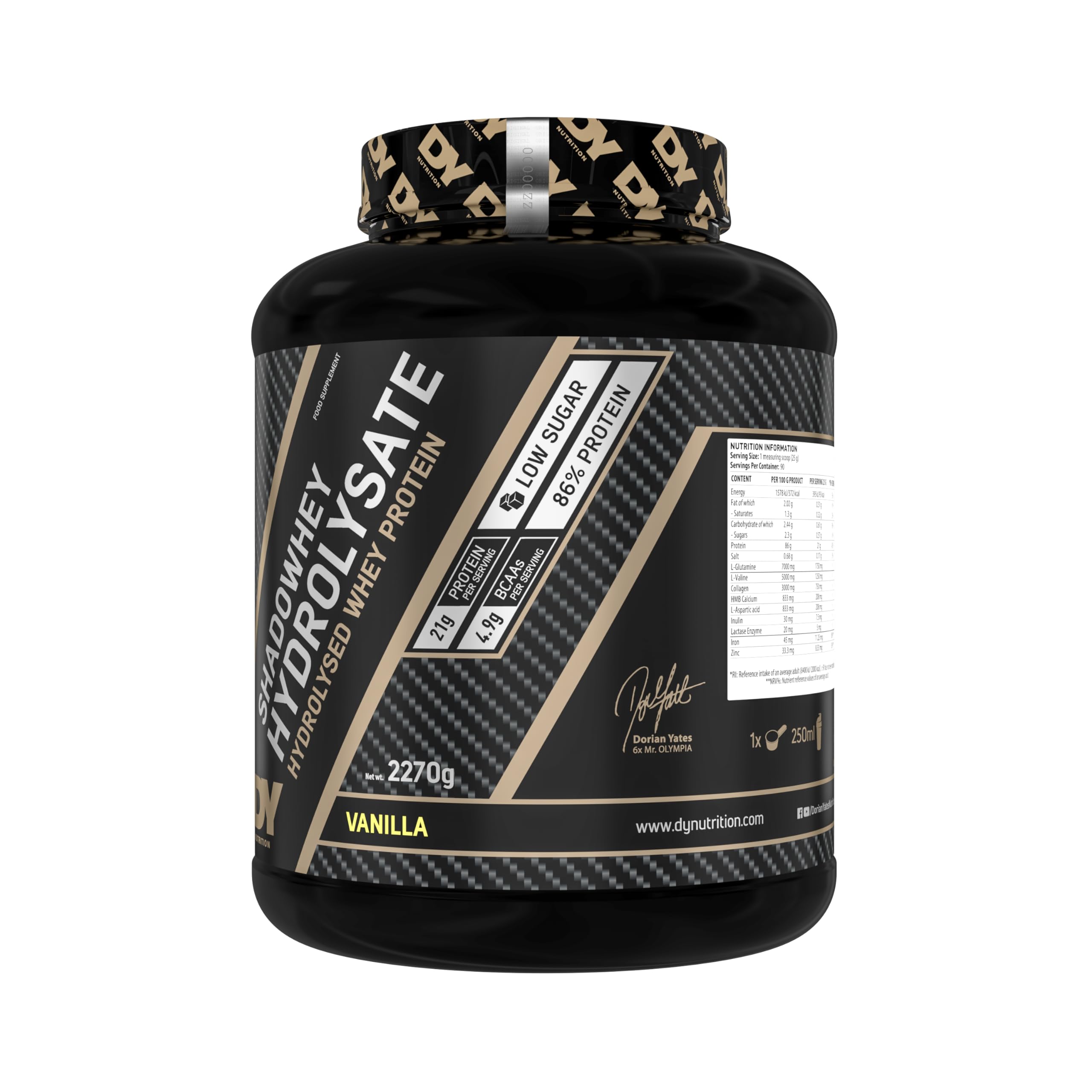 DY Nutrition Shadowhey Hydrolysate (2270g) Vanille