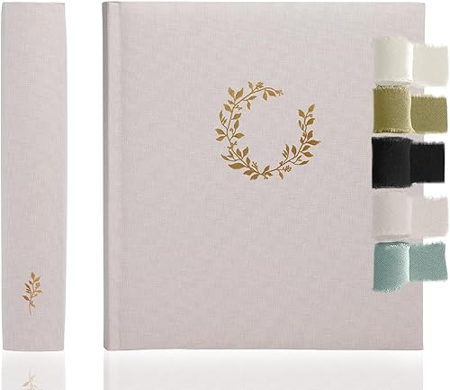 Álbum de recortes premium Álbum de fotos con espacio de escritura 100 páginas para varios tamaños 4 x 6, 5 x 7, 6 x 8, 8 x 10 Capacidad para 500