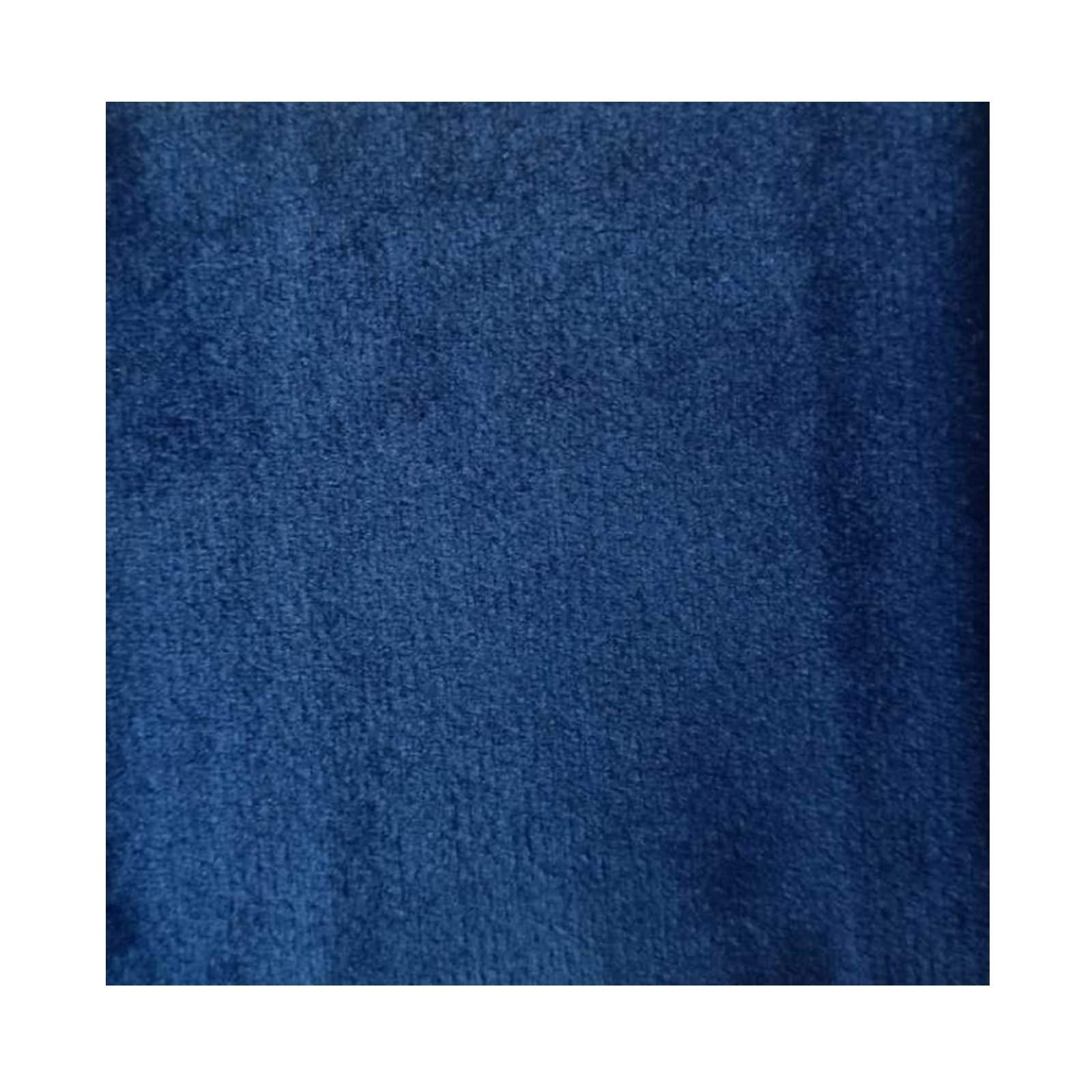 Nappe velours bleu infroissable 148x280cm pour table toujours impeccable