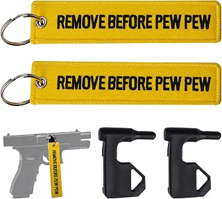 Chamber Safety Flags for Rifles Handguns Shotguns, Chamber Safety Flags with Bright Tags Universal Compatibility Empty Chamber Indicators