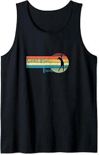 Golf Sanibel Island Fl: Woman Golfer Swinging Club Tank Top
