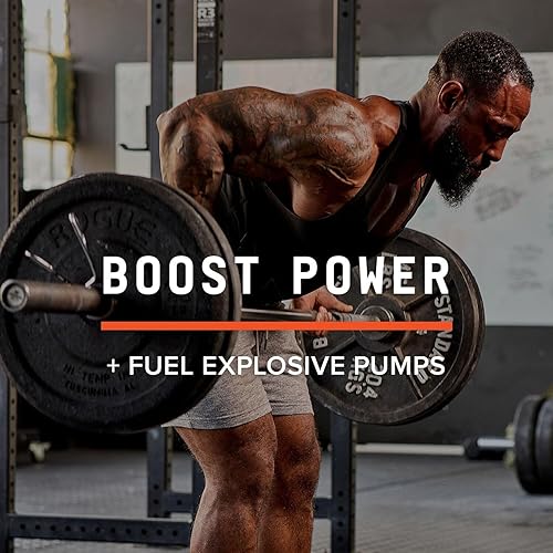 Miniatura 19 de BEYOND RAW LIT AF - Fórmula avanzada de preentreno en polvo Clinical Strength, contiene cafeína, L-citrulina y nitrosigina, sabor dulce y ácido, 20