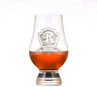 Glencairn Scotch Whisky Glass Engraved, Set Of 6