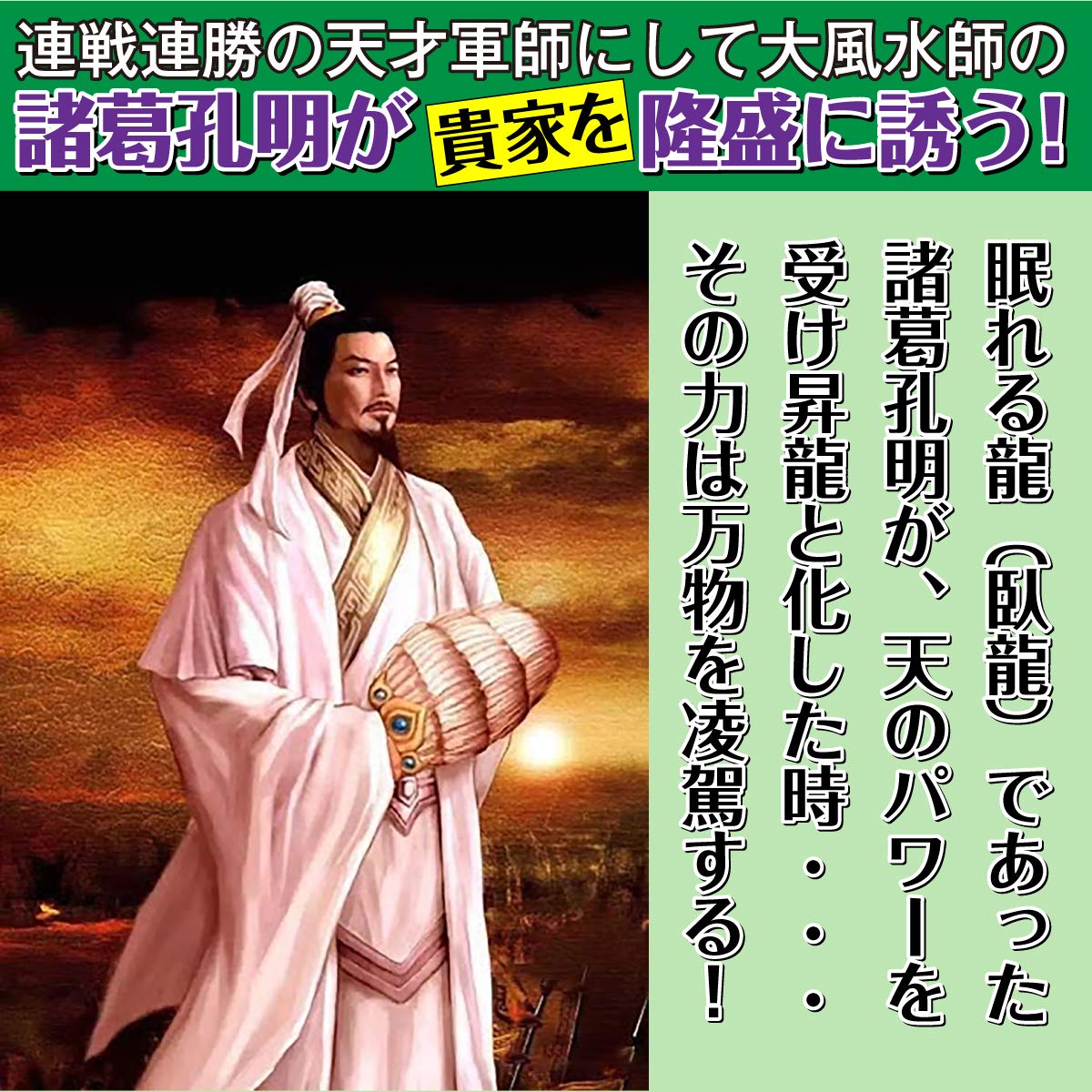 Amazon.co.jp: 玄関 風水 絵画 「臥龍風水誘気図」玄関に飾るだけで金